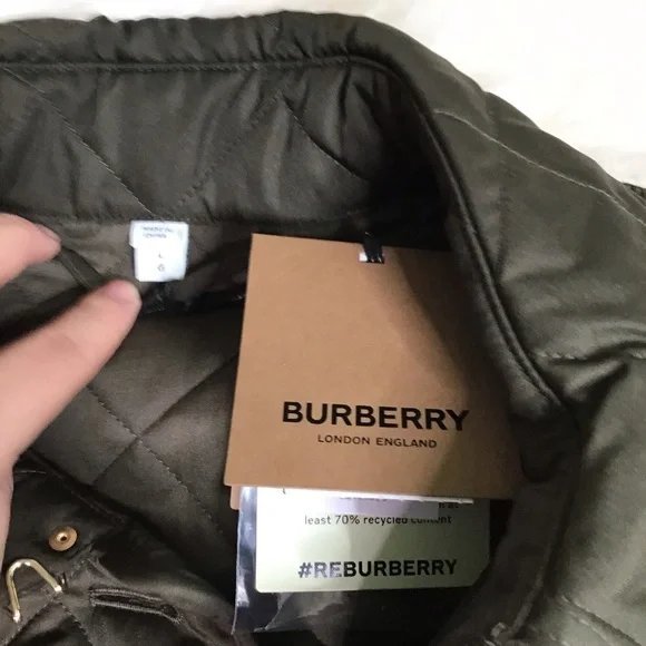 Burberry quilted jacket nwt